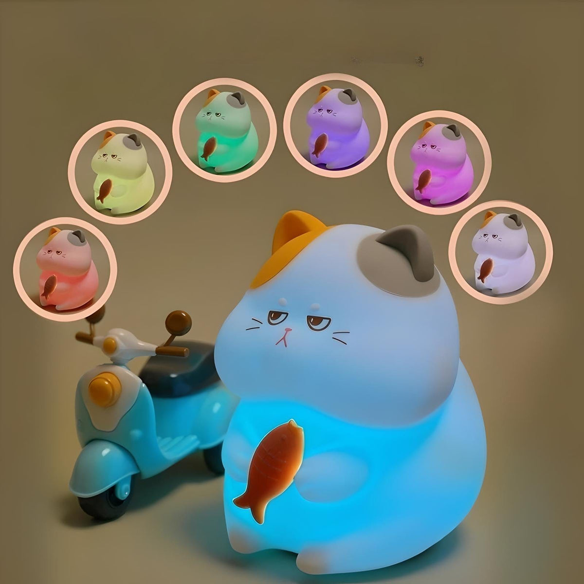 Veilleuse Chat Rechargeable