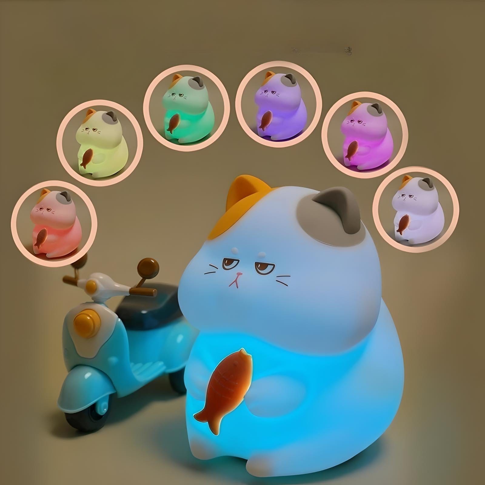 Veilleuse Chat Rechargeable