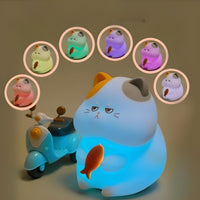 Veilleuse Chat Rechargeable