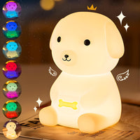 Multicolour Gradient Dog Night Light