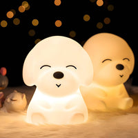Veilleuse Chien Silicone Rechargeable