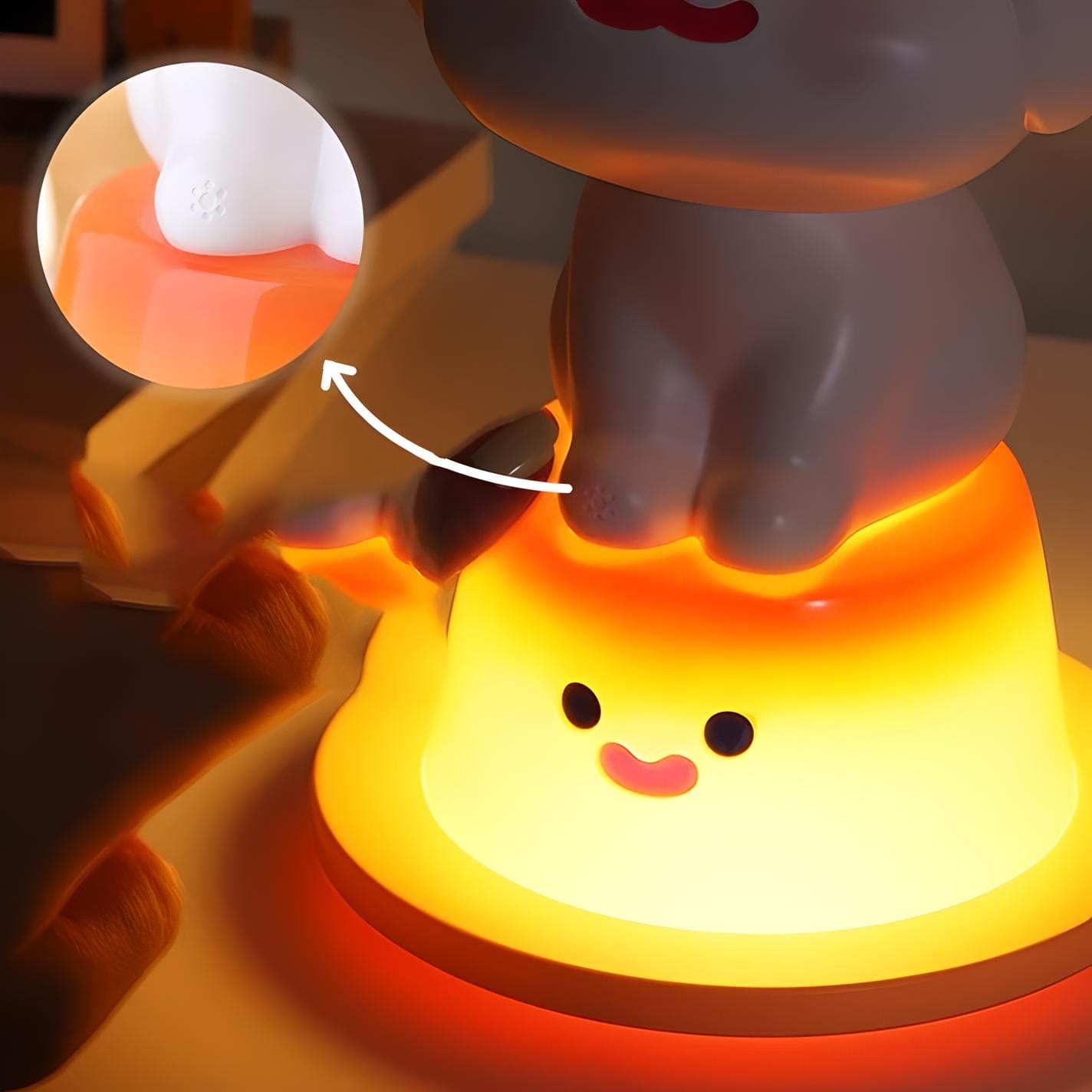 Veilleuse Chiot Rechargeable avec Bluetooth