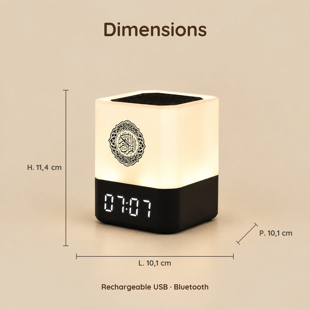 Dimensions – Veilleuse Coranique Adhan