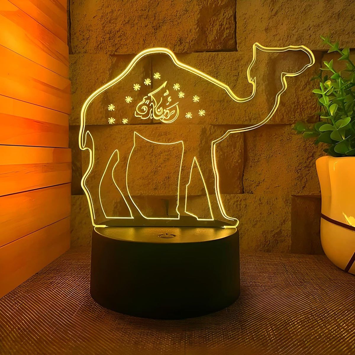 Veilleuse Coranique Chameau 3D