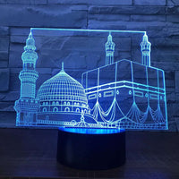 Veilleuse Coranique La Mecque 3D