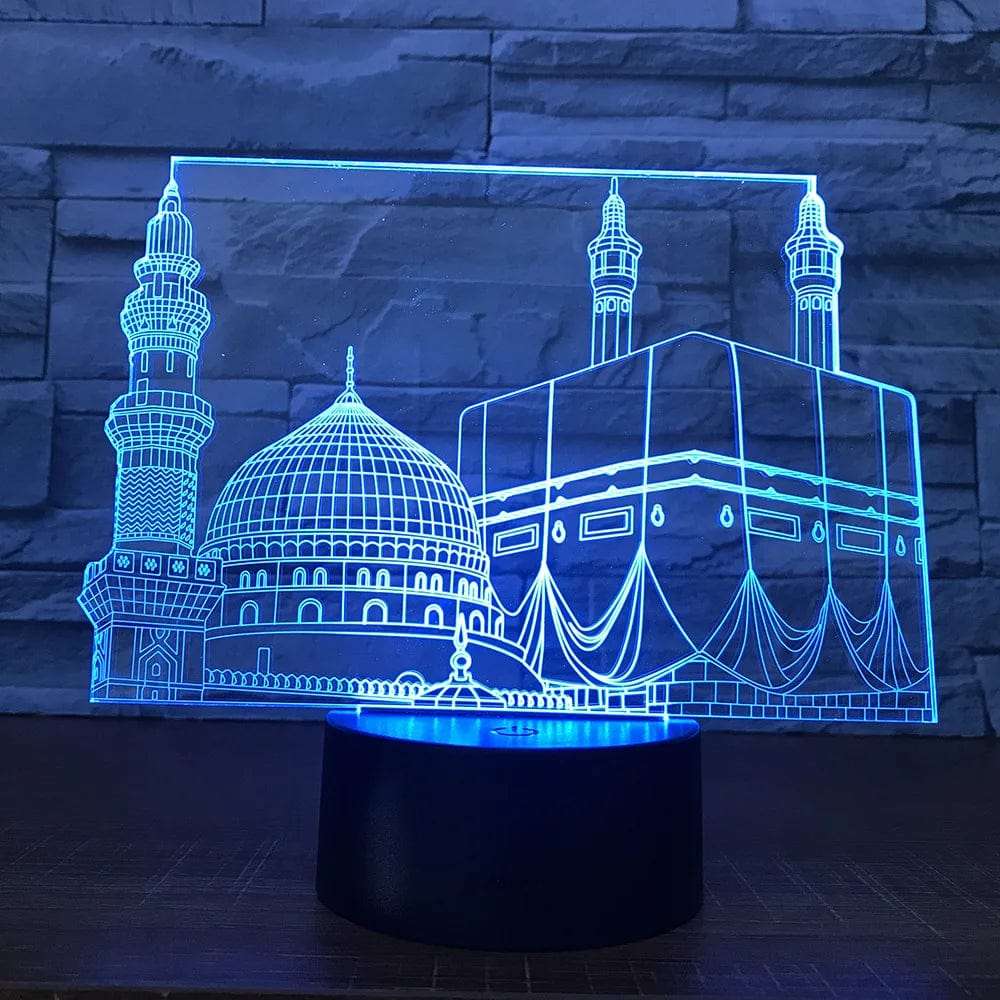 Veilleuse Coranique La Mecque 3D