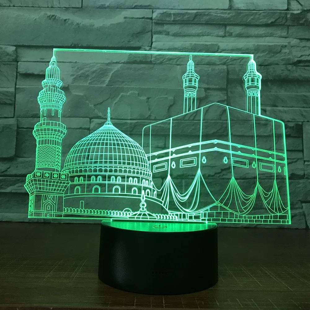 Veilleuse Coranique La Mecque 3D