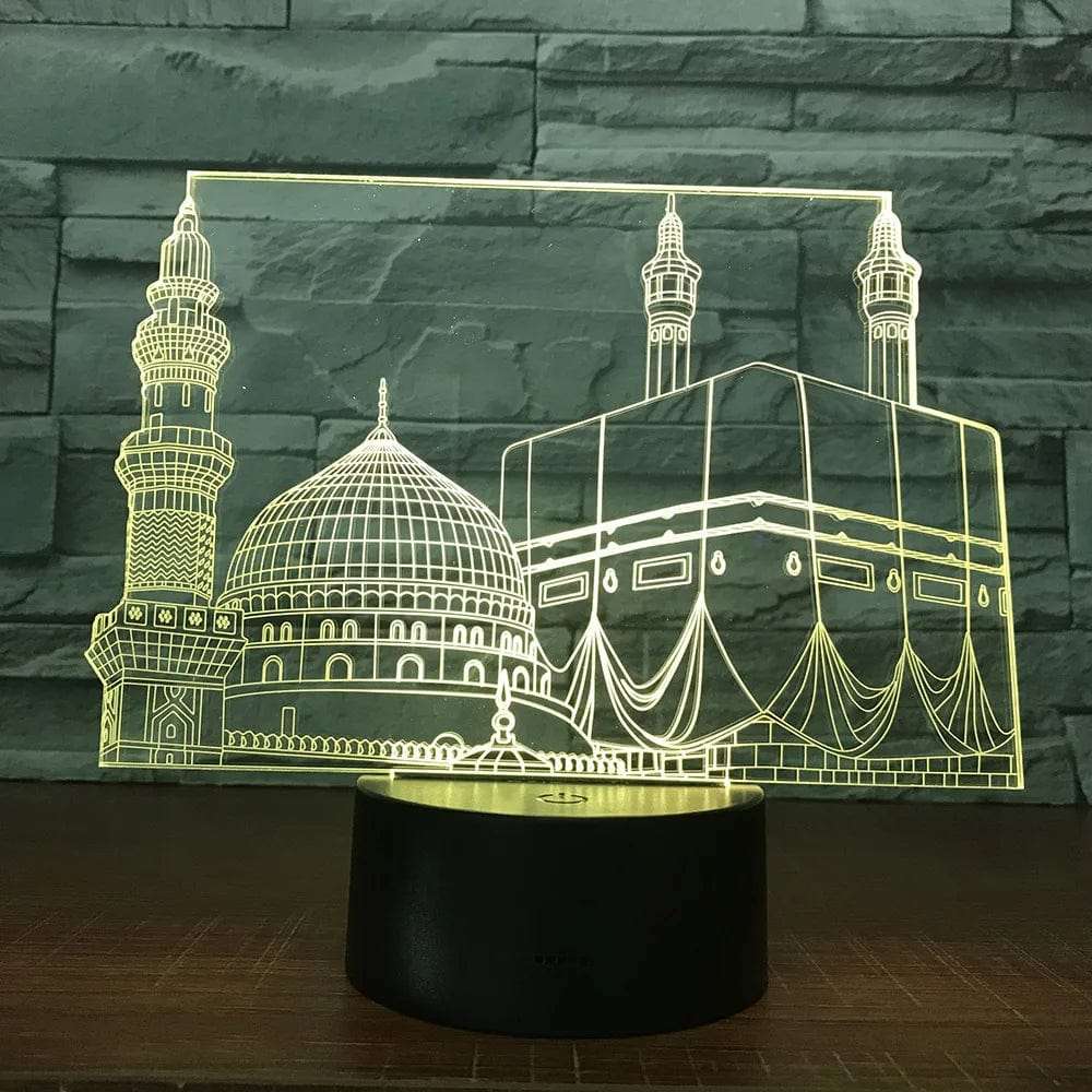 Veilleuse Coranique La Mecque 3D