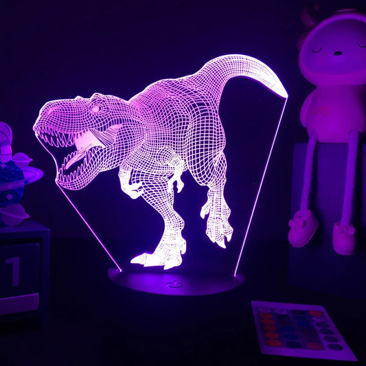 Veilleuse Dinosaure 3D