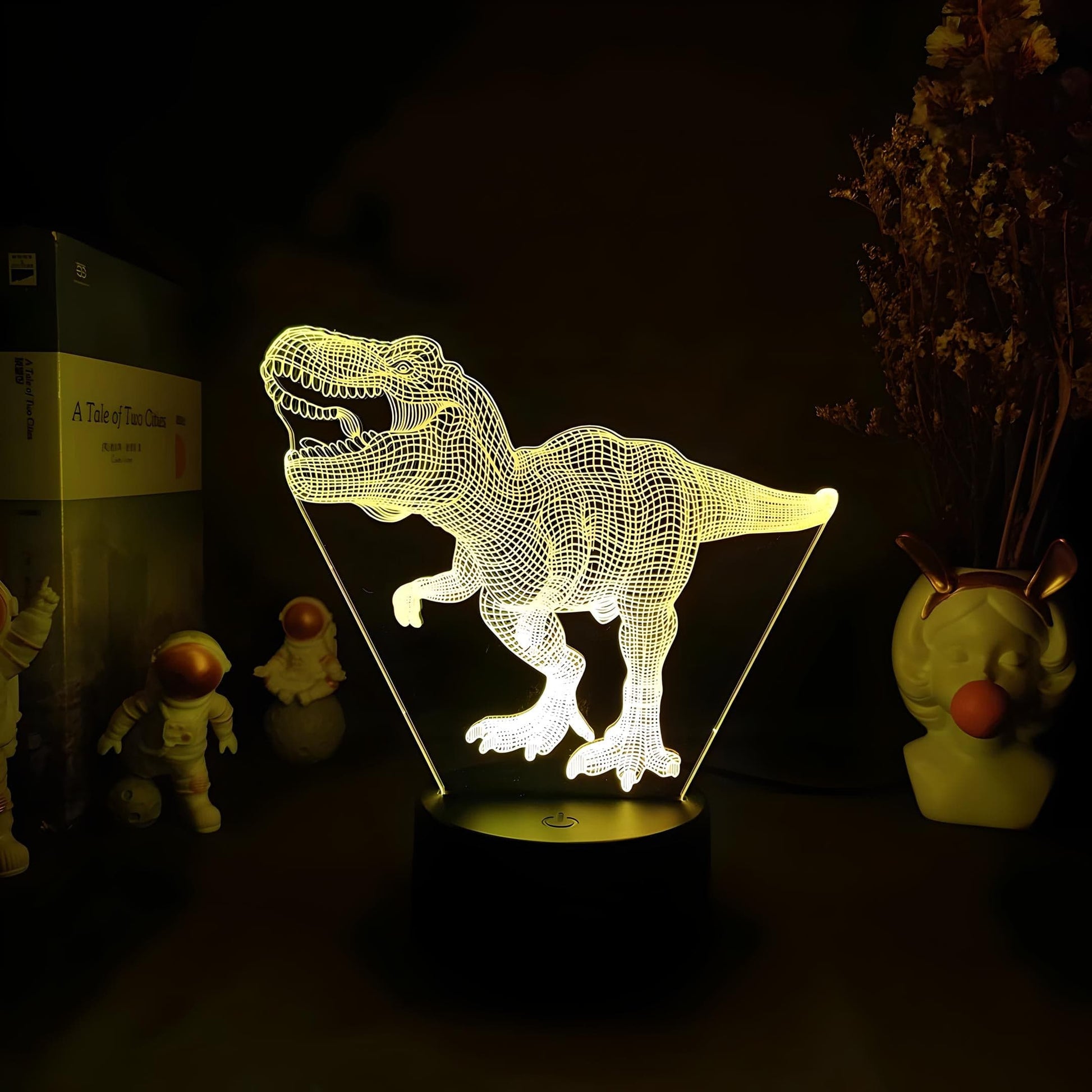 Veilleuse Dinosaure Tyrannosaure 3D