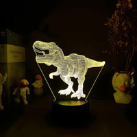 Veilleuse Dinosaure Tyrannosaure 3D