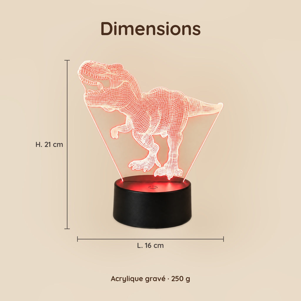 Dimensions – Veilleuse Dinosaure Tyrannosaure 3D