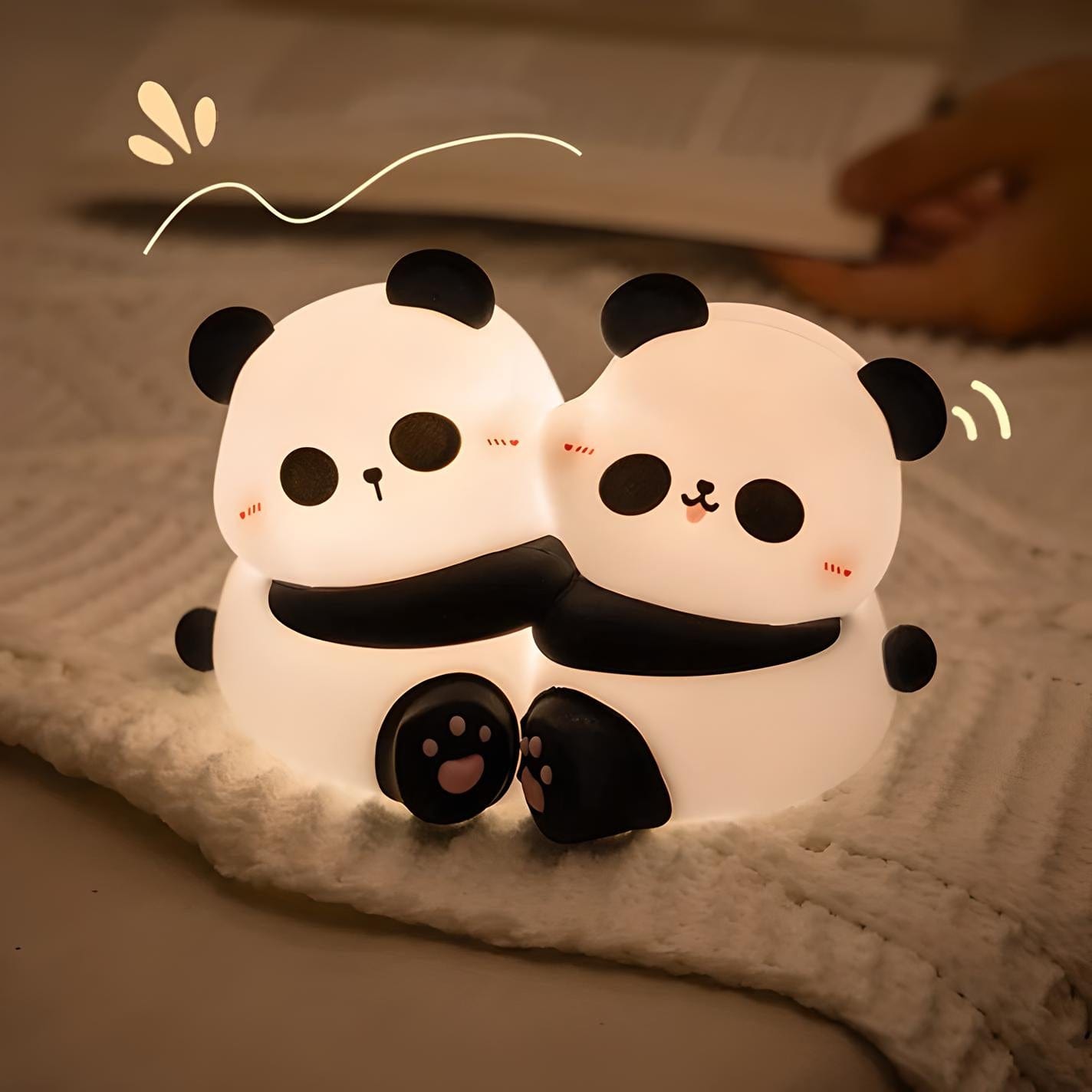 Veilleuse Double Panda