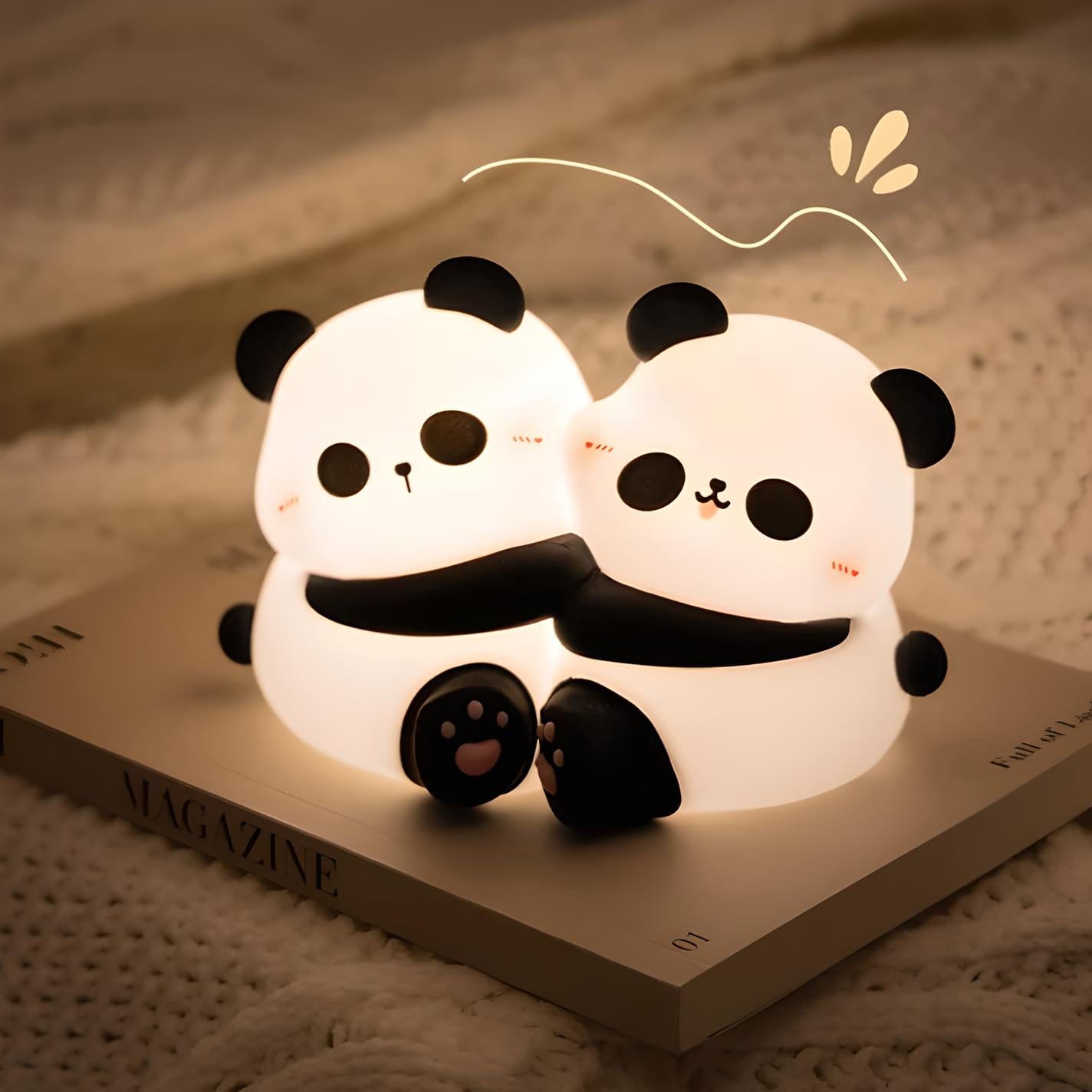 Veilleuse Double Panda
