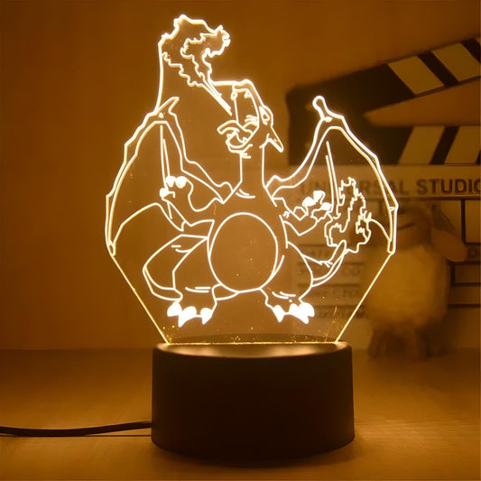 Veilleuse Dracaufeu 3D