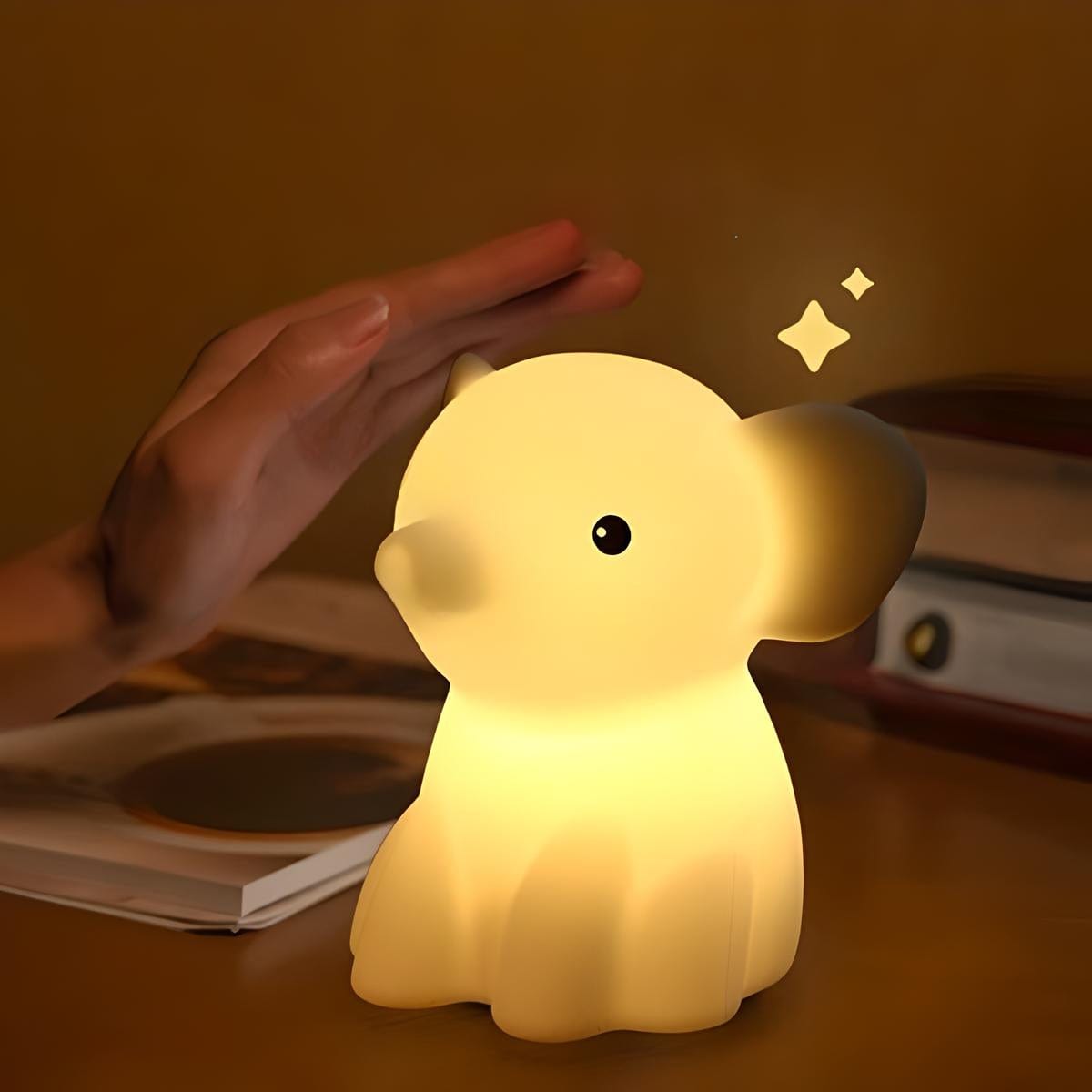 Veilleuse Éléphant en Silicone