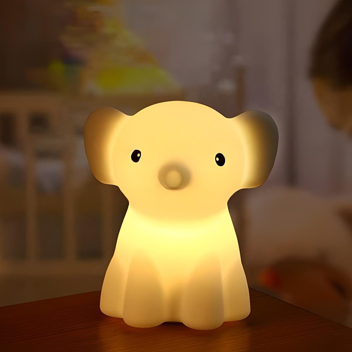 Veilleuse Éléphant en Silicone