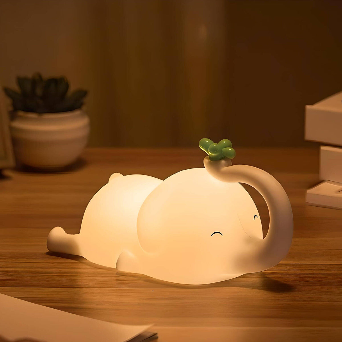 Veilleuse Éléphant Rechargeable