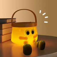 Veilleuse Enfant Portable Jaune avec Poignée