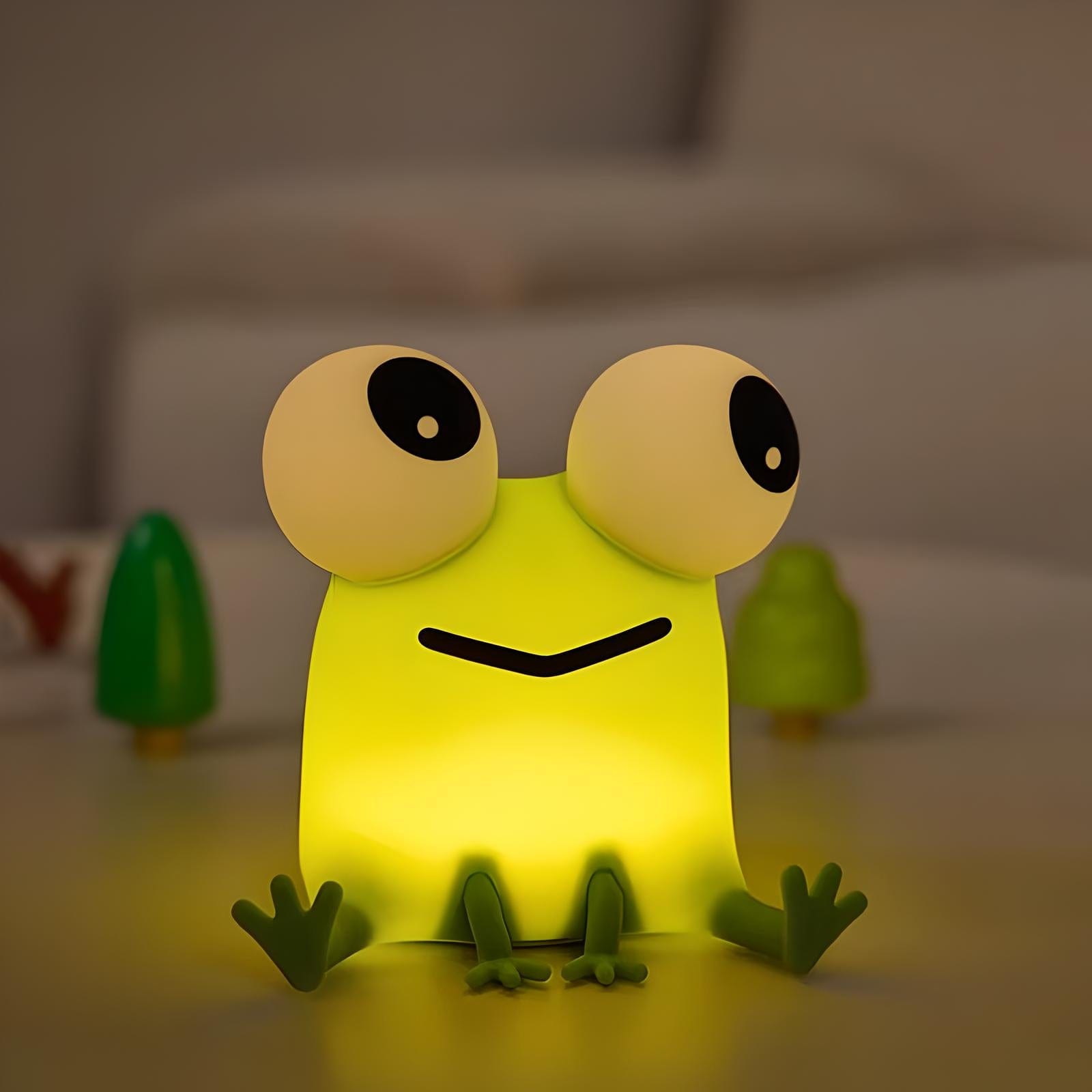 Veilleuse Grenouille en Silicone LED Nomade