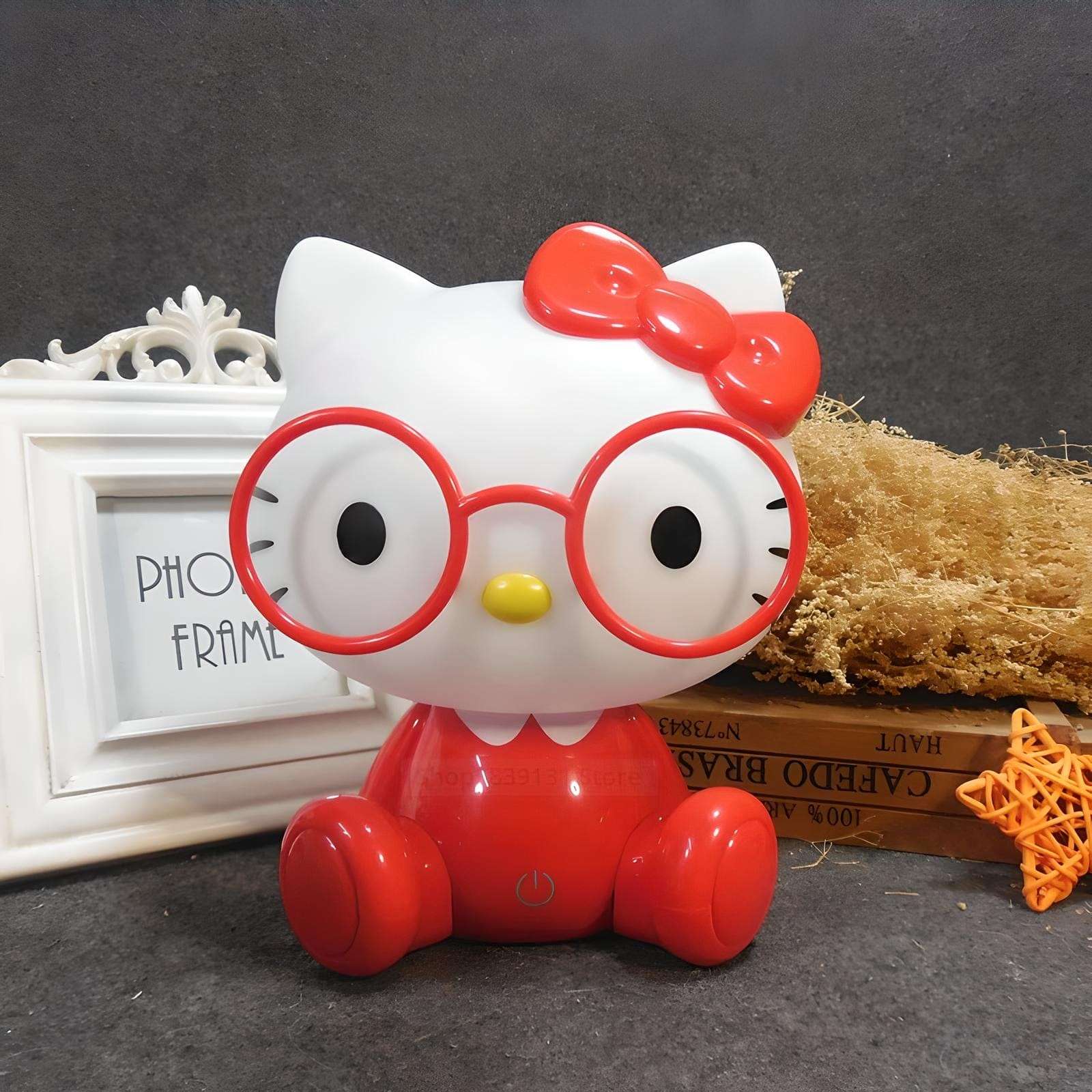 Veilleuse Hello Kitty Rouge à Lunettes