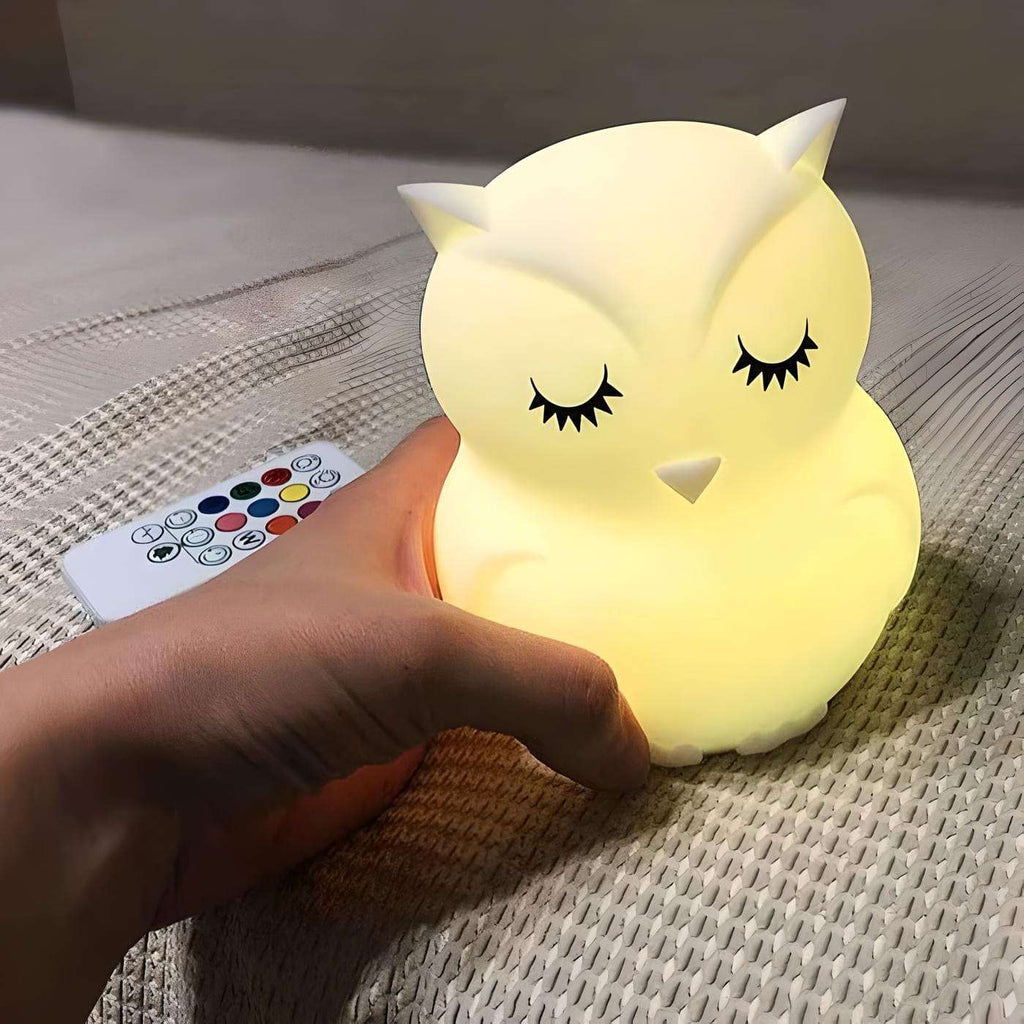 Veilleuse Hibou en Silicone