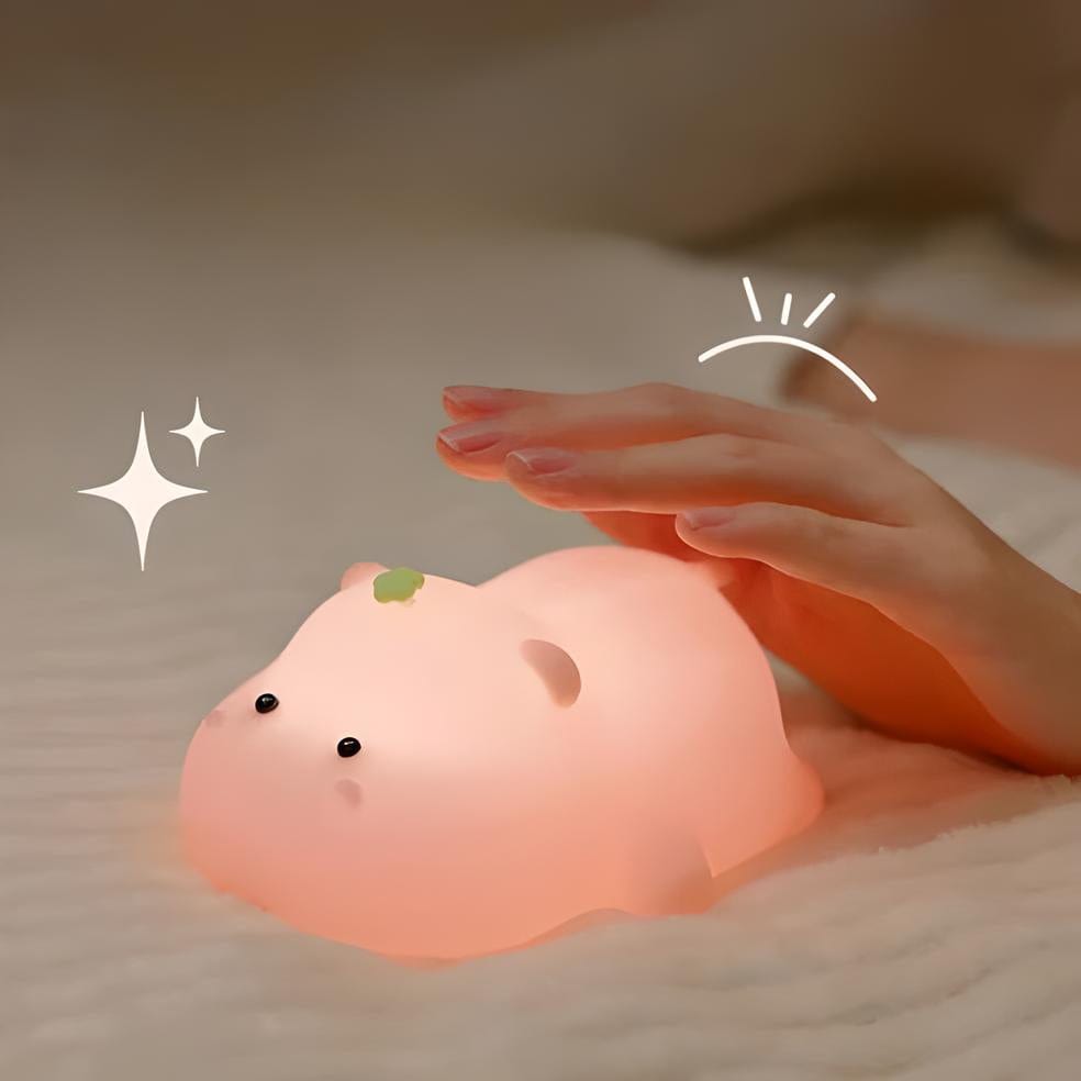 Veilleuse Hippopotame Rechargeable
