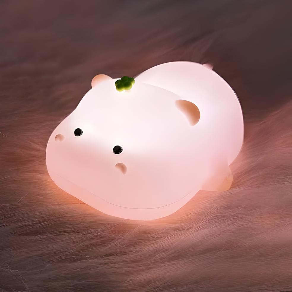 Veilleuse Hippopotame Rechargeable