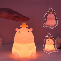 Veilleuse Hippopotame Rechargeable pour Bébé
