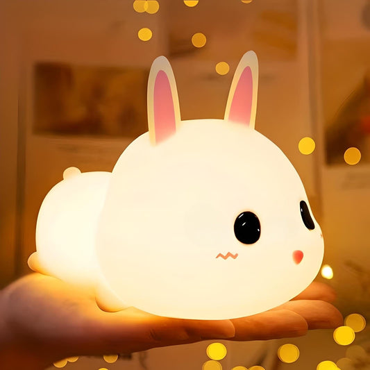 Veilleuse Lapin 8 Couleurs