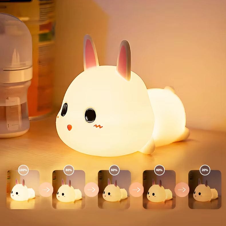 Veilleuse Lapin 8 Couleurs