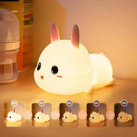 Veilleuse Lapin 8 Couleurs