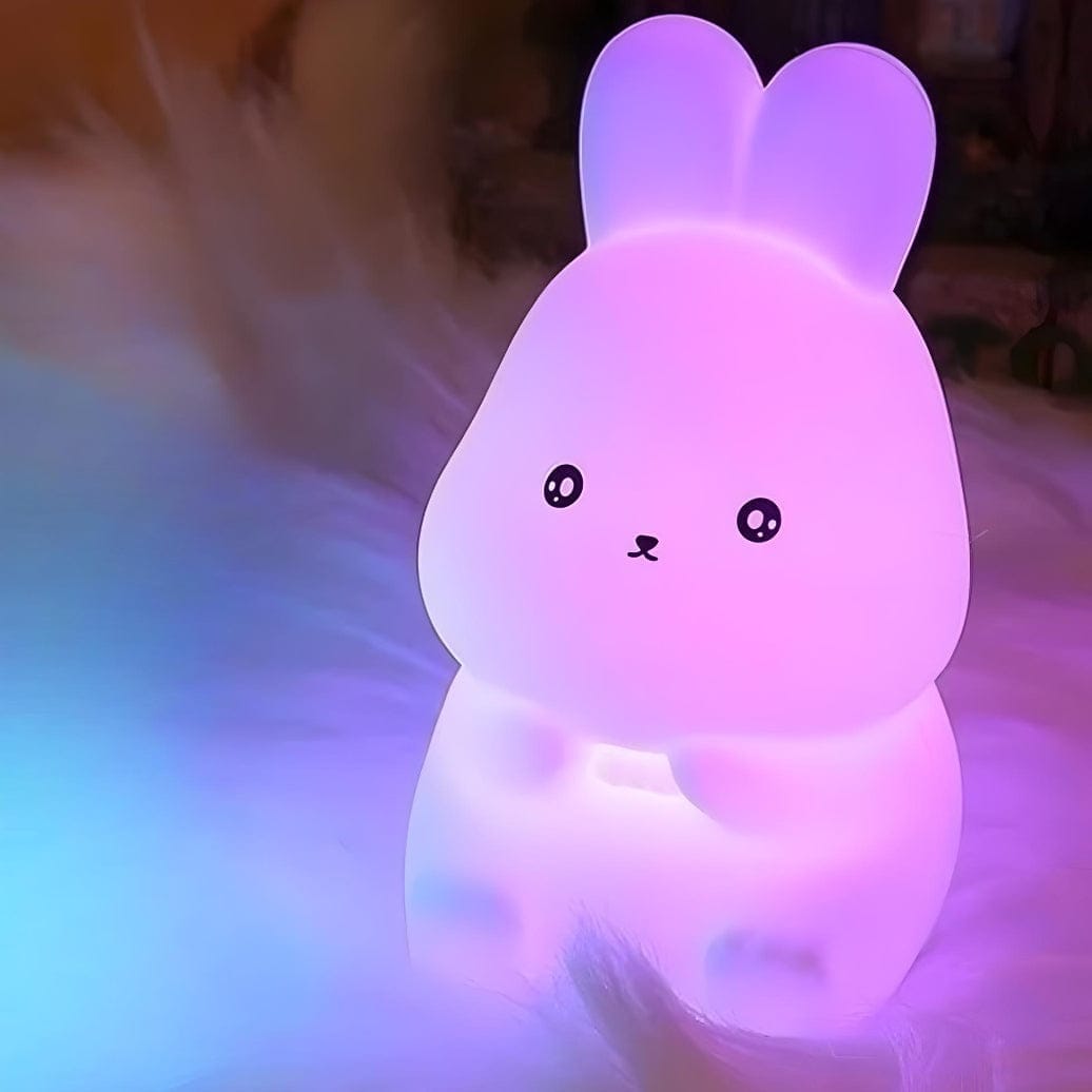 Veilleuse Lapin Arc-en-Ciel