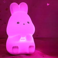 Veilleuse Lapin Arc-en-Ciel