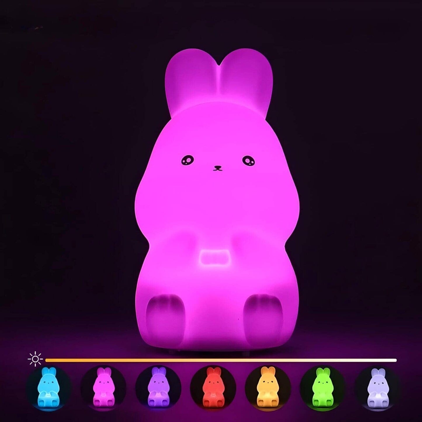 Veilleuse Lapin Arc-en-Ciel