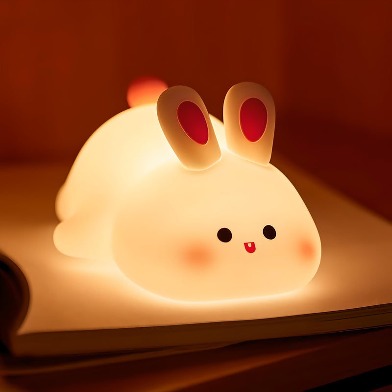 Veilleuse Lapin avec Capteur Tactile