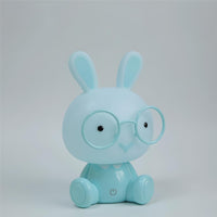 Veilleuse Lapin Bleu à Lunettes