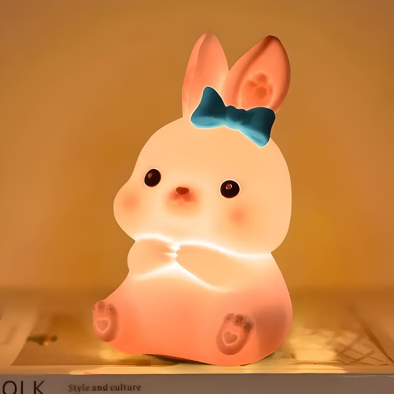 Veilleuse Lapin Rose