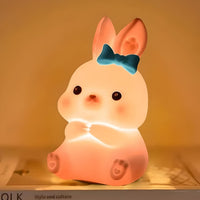 Veilleuse Lapin Rose