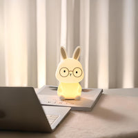 Veilleuse Lapin Tactile pour Bébé