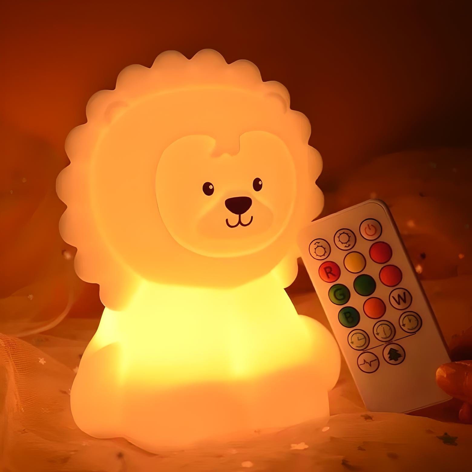 Veilleuse Lion en Silicone