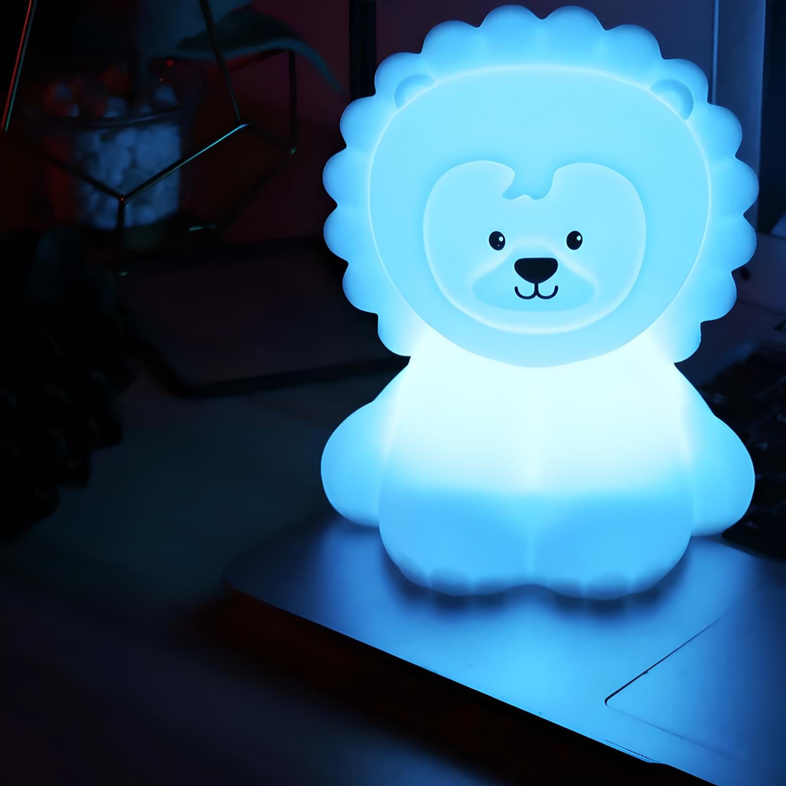Veilleuse Lion en Silicone