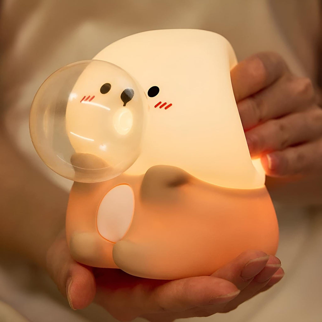Veilleuse Loutre en Silicone LED Nomade