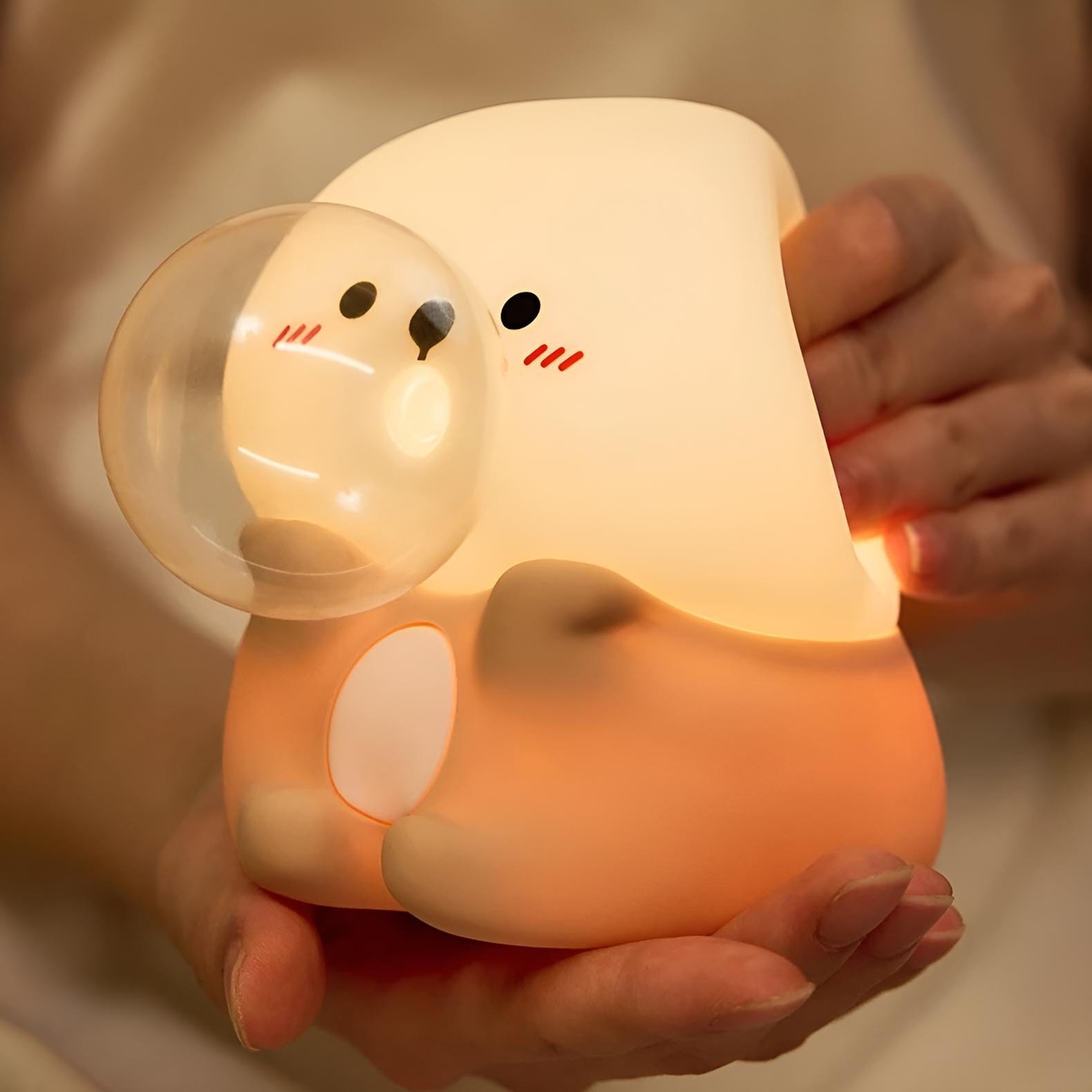 Veilleuse Loutre en Silicone LED Nomade
