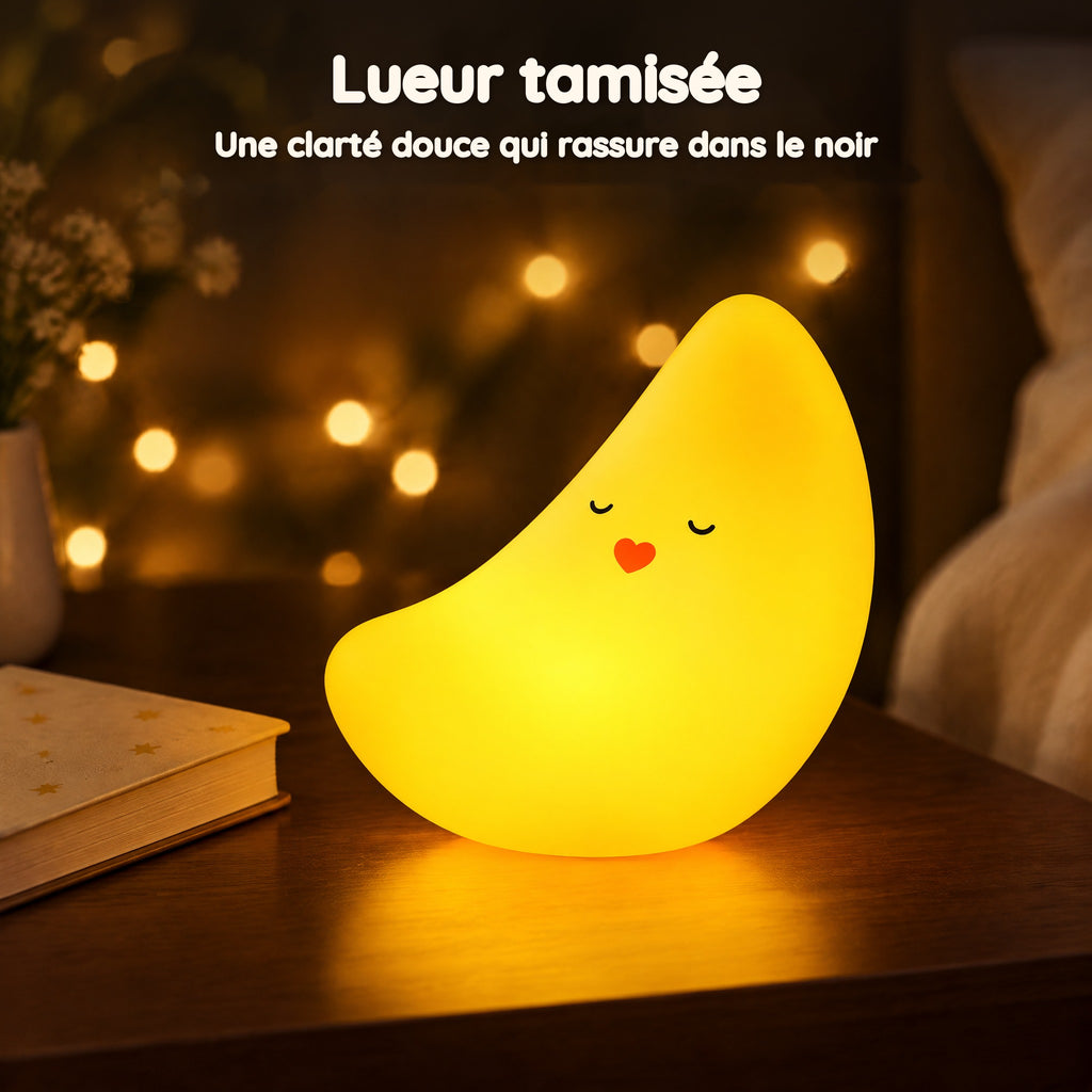 Veilleuse Lune Enfant – Lueur tamisée