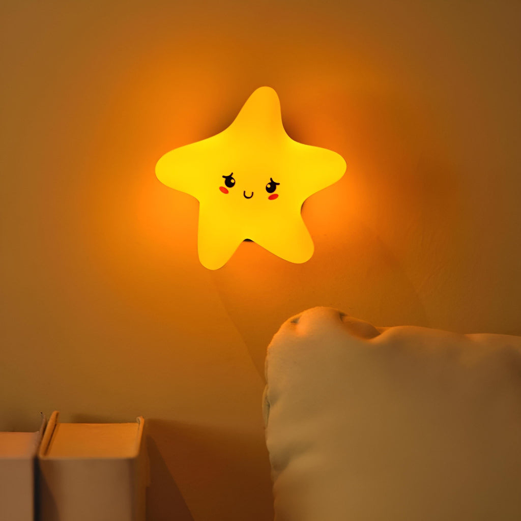 Veilleuse Murale Étoile en Silicone