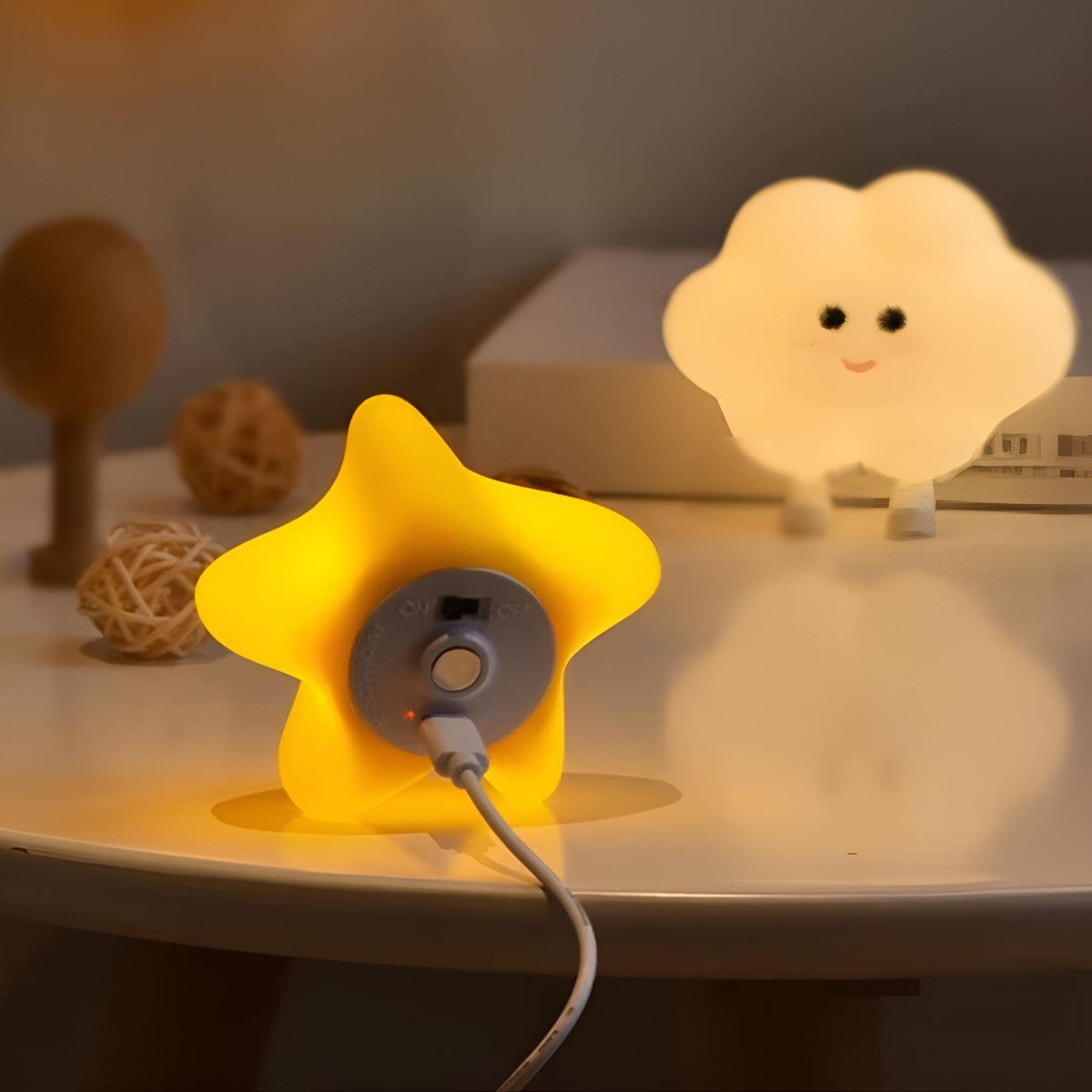 Veilleuse Murale Étoile en Silicone