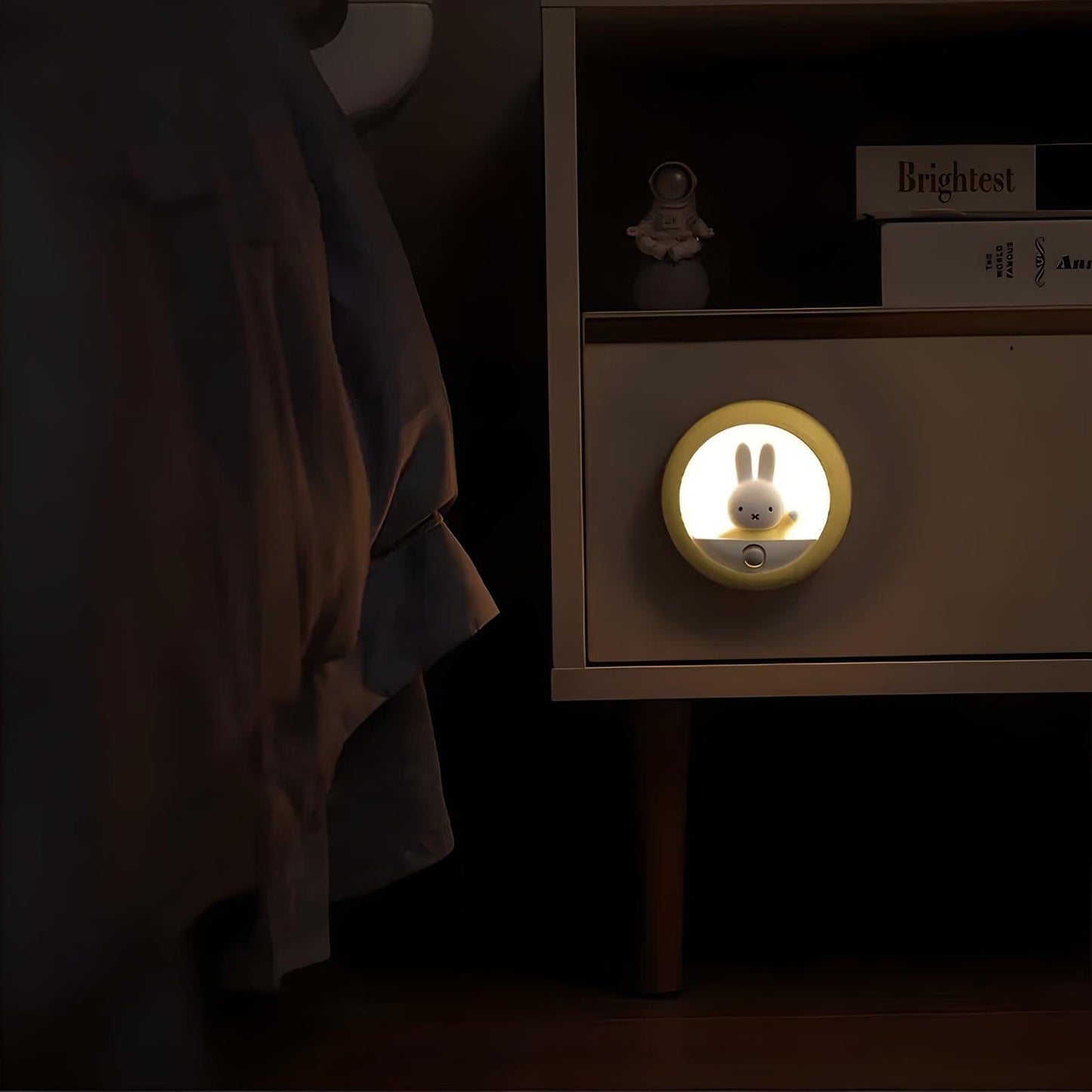 Veilleuse Murale Lapin avec Capteur de Mouvement