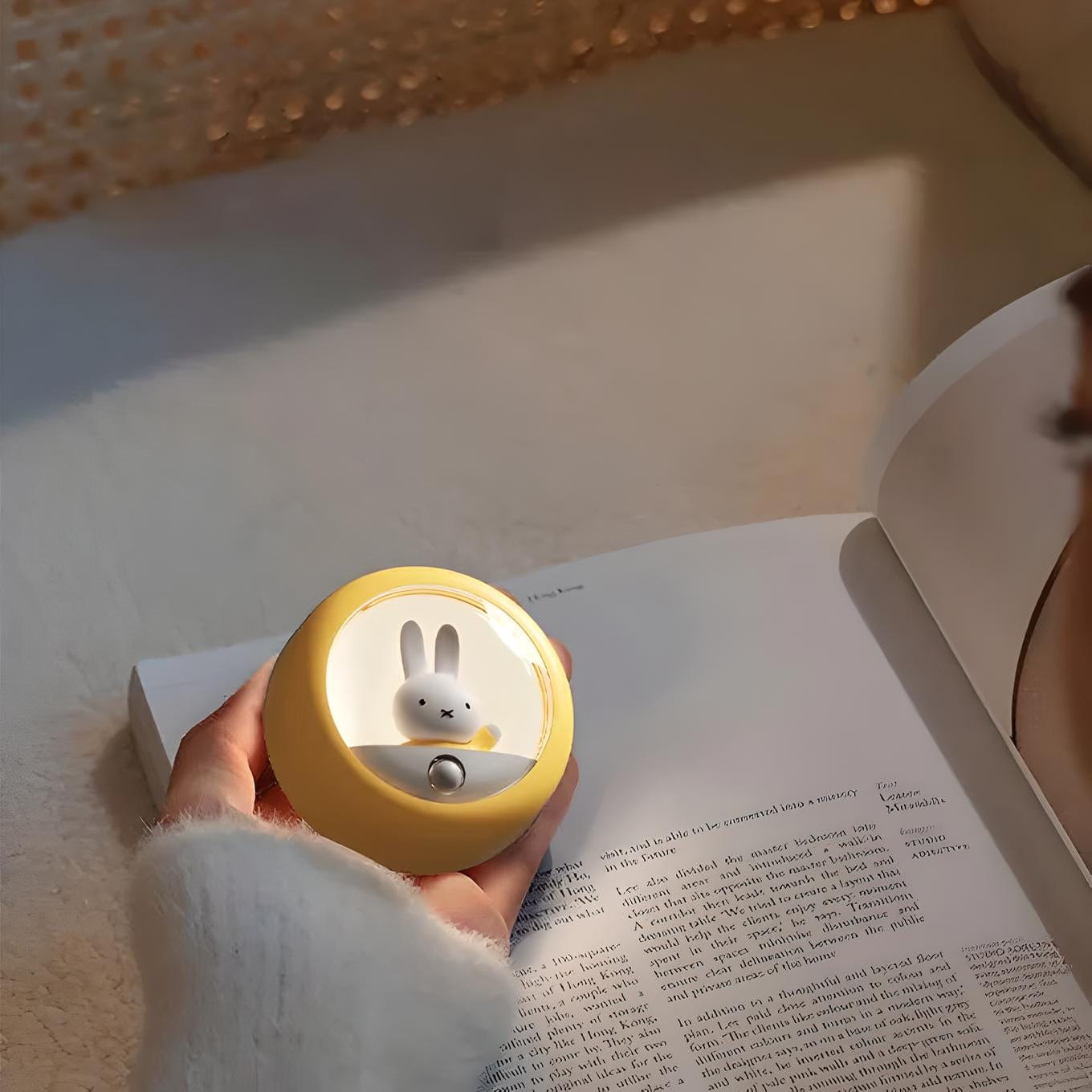 Veilleuse Murale Lapin avec Capteur de Mouvement