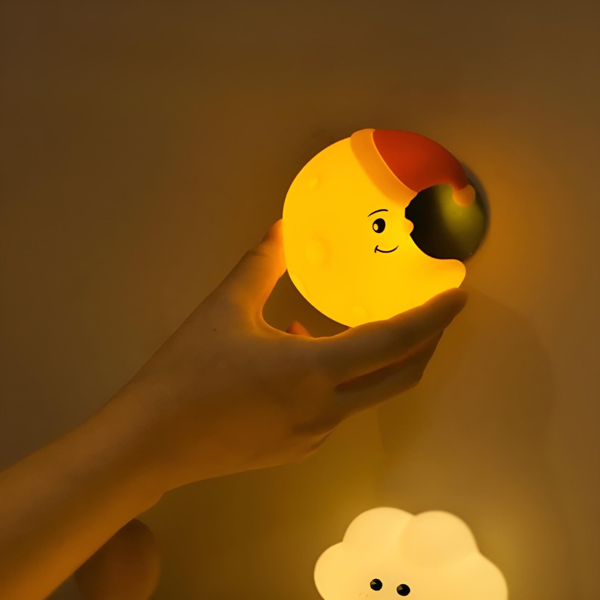 Veilleuse Murale Lune en Silicone